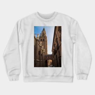 Spain. Toledo. Cathedral. Bell Tower. Crewneck Sweatshirt